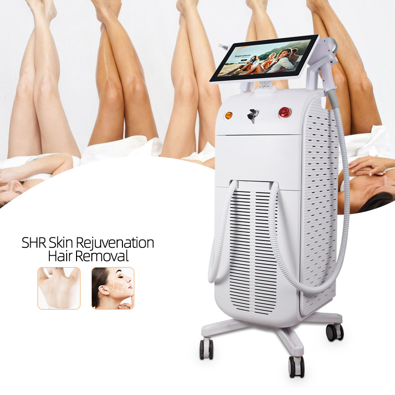 Triple Band Diode Laser Hair Removal Machine 755nm 808nm 1064nm Vertical