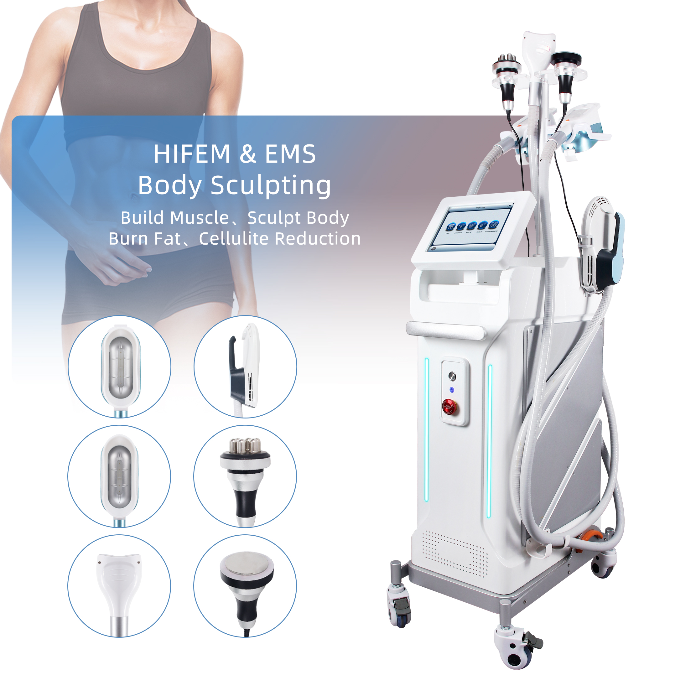 New Vertical Magnetic Slimming & Cryotherapy Device