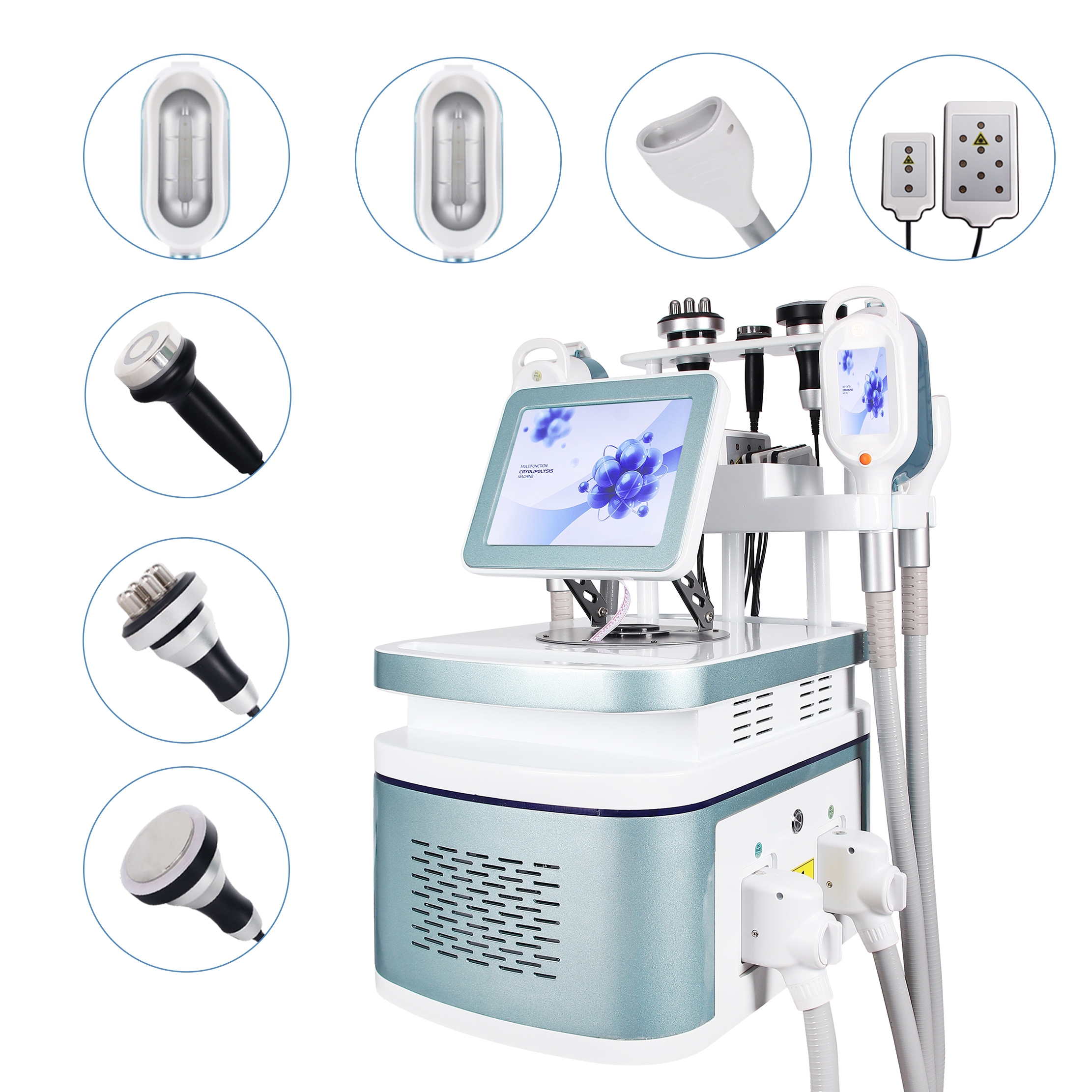 Professional Cryolipolysis Slimming Machine Multi-Handle Fat Freezing Body Contouring Device