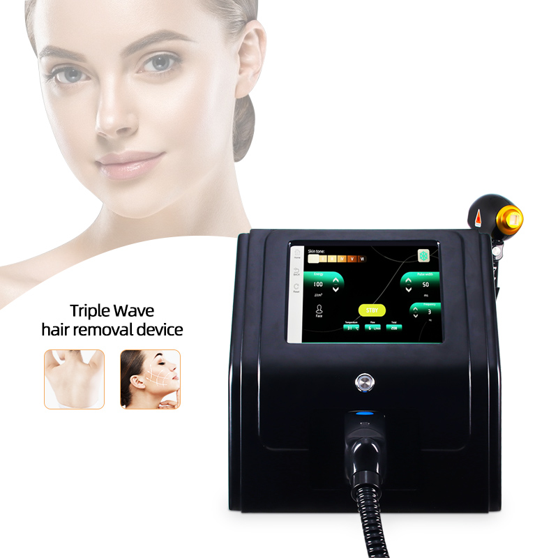 Triple Band IPL Hair Removal Machine with Cooling System