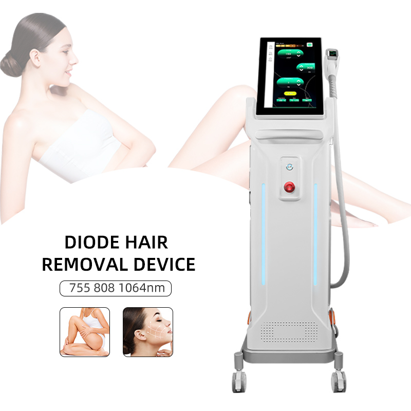 Triple Wavelength Diode Laser Hair Removal Machine 755 808 1064nm Professional Equipment