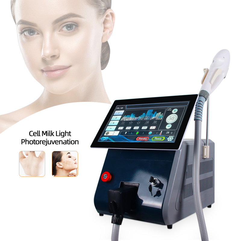 Cell Milk Light IPL Photorejuvenation Machine Skin Rejuvenation Acne Removal Beauty Equipment