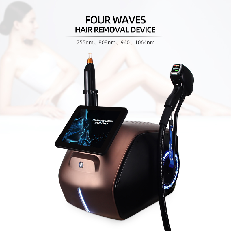 Four Wavelength Diode Laser Hair Removal Machine 755/808/940/1064nm Premium Device