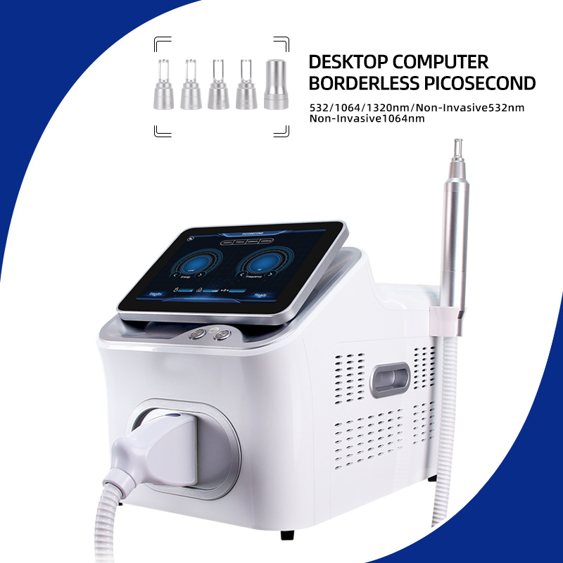 Desktop Picosecond Laser Tattoo Removal Machine 532/1064/1320nm Skin Rejuvenation Device