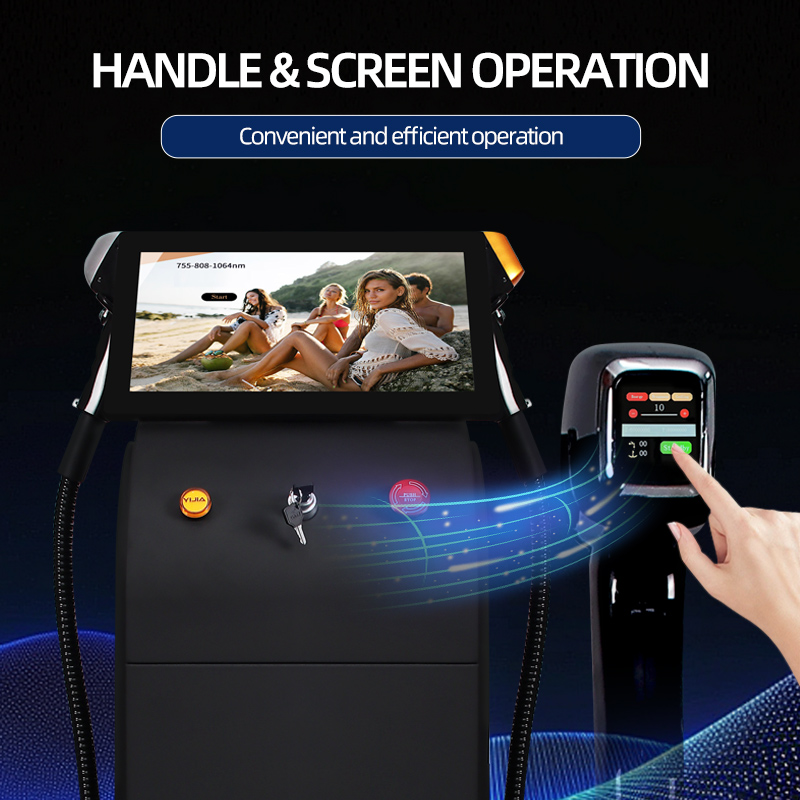 Vertical 2-in-1 Diode Laser Hair Removal Machine Professional Multi-Mode Beauty Equipment