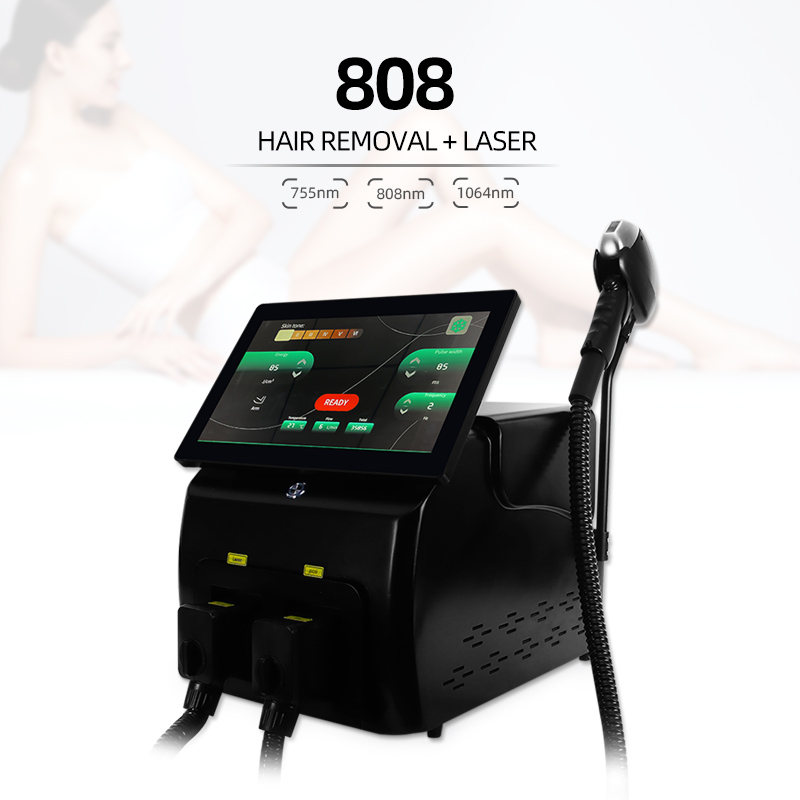 808nm Diode Laser Hair Removal Machine with 755/808/1064nm