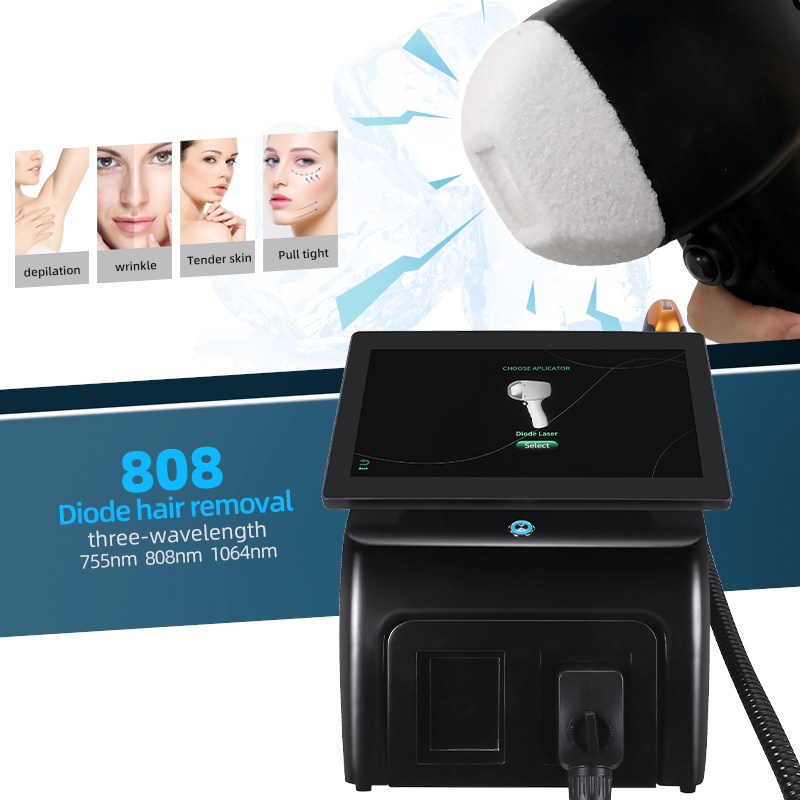755 808 1064nm Diode Laser Hair Removal Machine 808 Diode Laser Professional Device