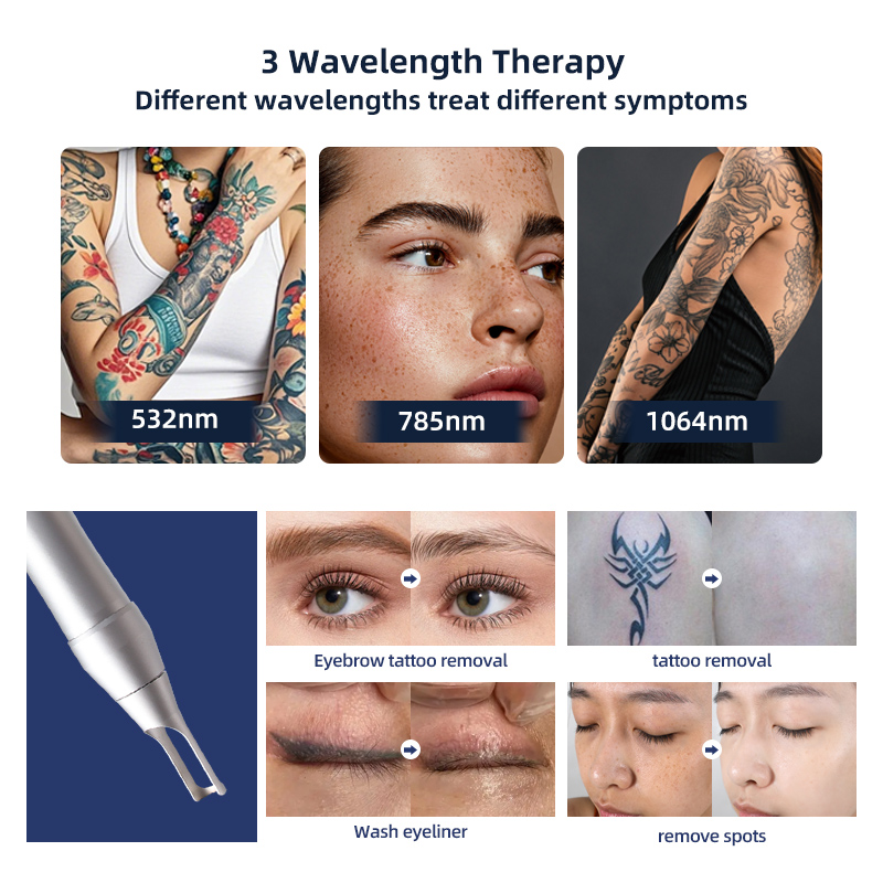 Desktop Ultra Picosecond Laser Tattoo Removal Machine YAG Laser Skin Rejuvenation Device