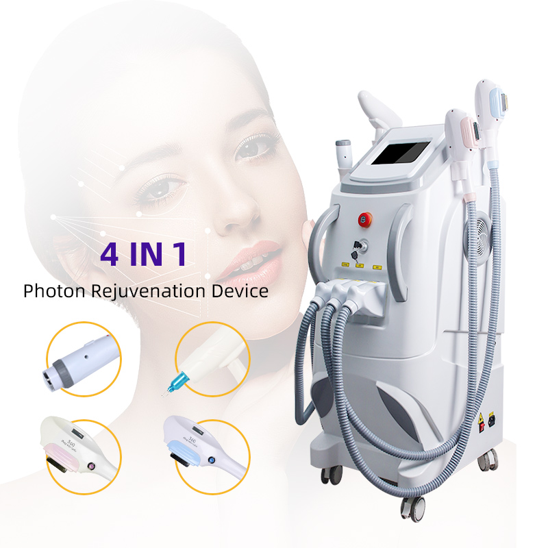 4 in 1 Photon Rejuvenation Beauty Machine IPL Laser Hair Removal Skin Care Device