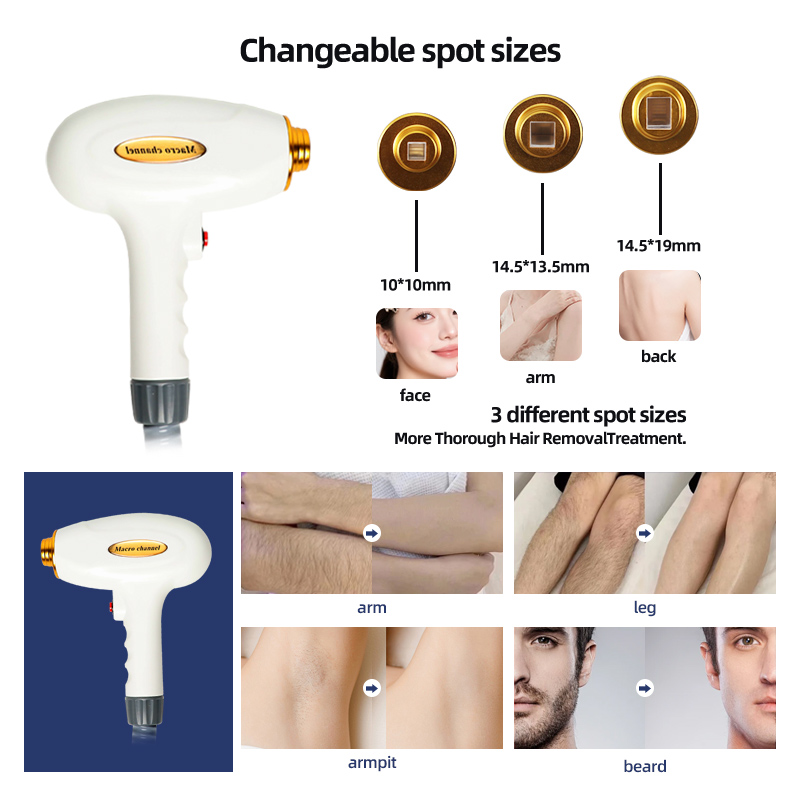 Desktop Diode Laser Hair Removal Machine Portable Salon Beauty Equipment