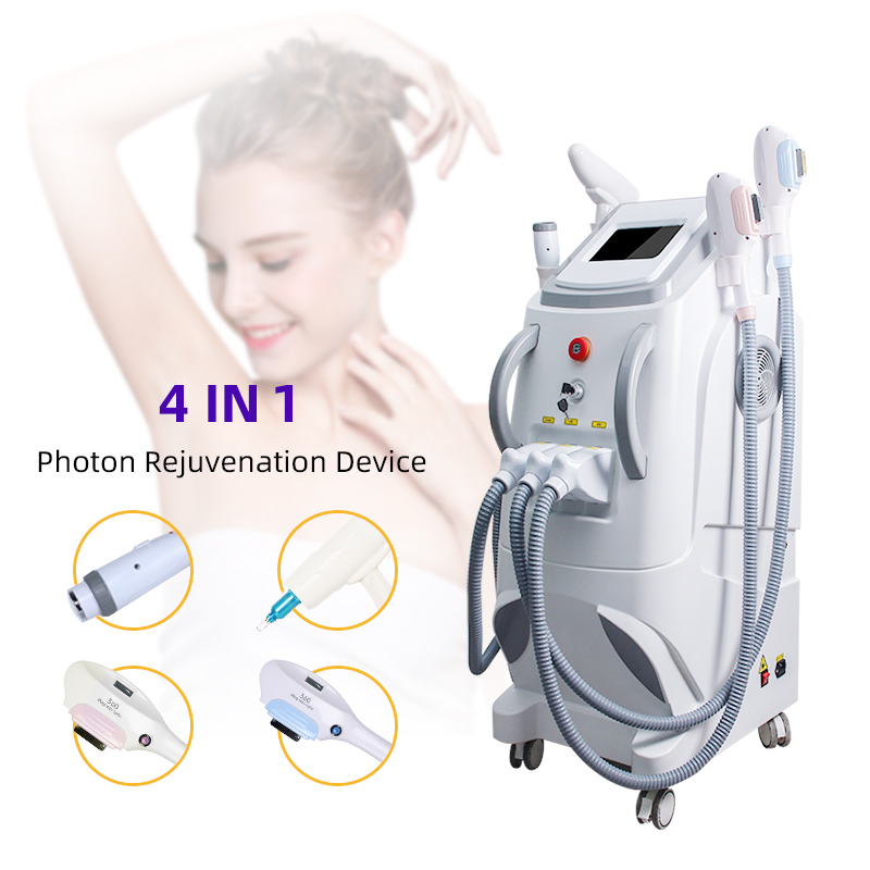 4 in 1 Photon Rejuvenation Beauty Machine IPL Laser Hair Removal Skin Care Device