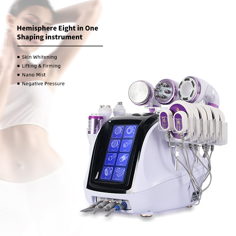 8-in-1 Body Contouring Machine RF Cavitation Vacuum Slimming Beauty Device
