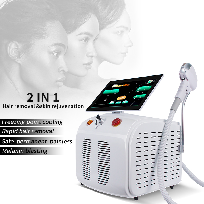 755 808 1064nm Diode Laser Hair Removal Machine Triple Wavelength Professional Device