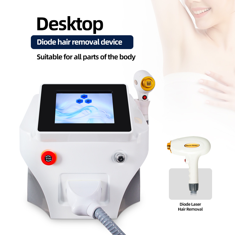 Desktop Diode Laser Hair Removal Machine Portable Salon Beauty Equipment