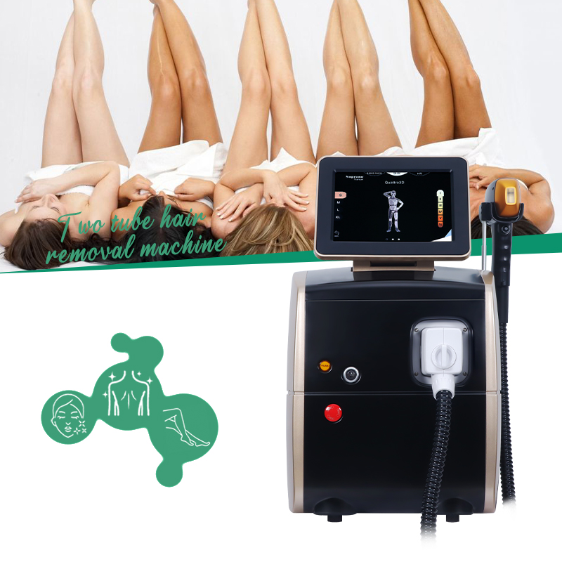 808nm Diode Laser Hair Removal Machine Triple Wavelength 755 808 1064 Desktop Device
