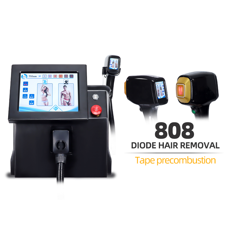808nm Diode Laser Hair Removal Machine Powerful Cooling System Professional Device