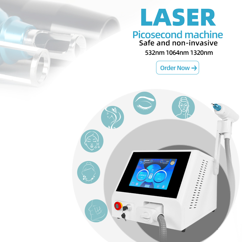 Picosecond Laser Machine Black Doll Carbon Peeling Tattoo Removal Skin Rejuvenation Device