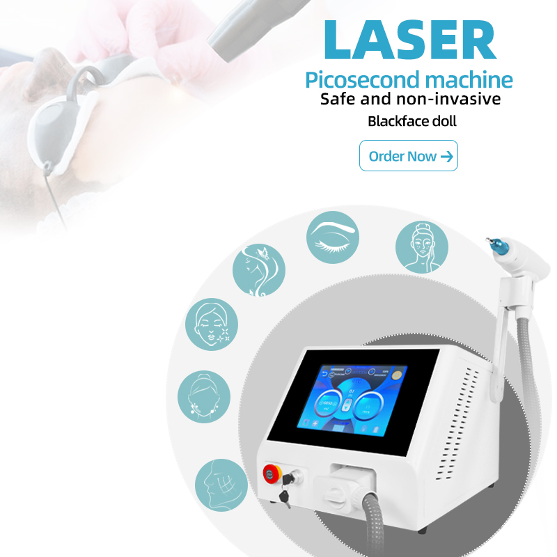 Picosecond Laser Machine Black Doll Carbon Peeling Tattoo Removal Skin Rejuvenation Device