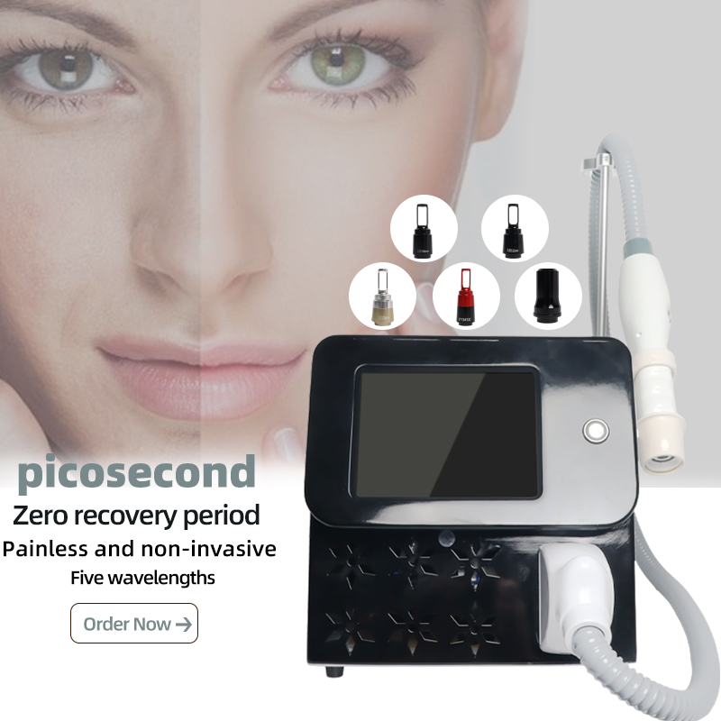 Portable Picosecond Laser Machine Multi-Wavelength Skin Rejuvenation Device
