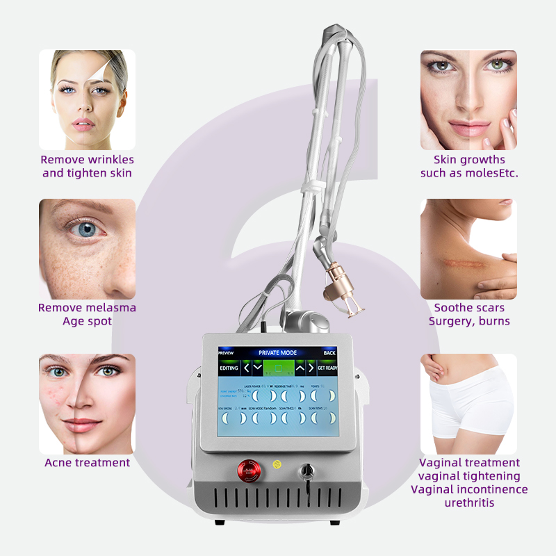CO2 Fractional Laser Machine Skin Resurfacing Scar Removal Beauty Device