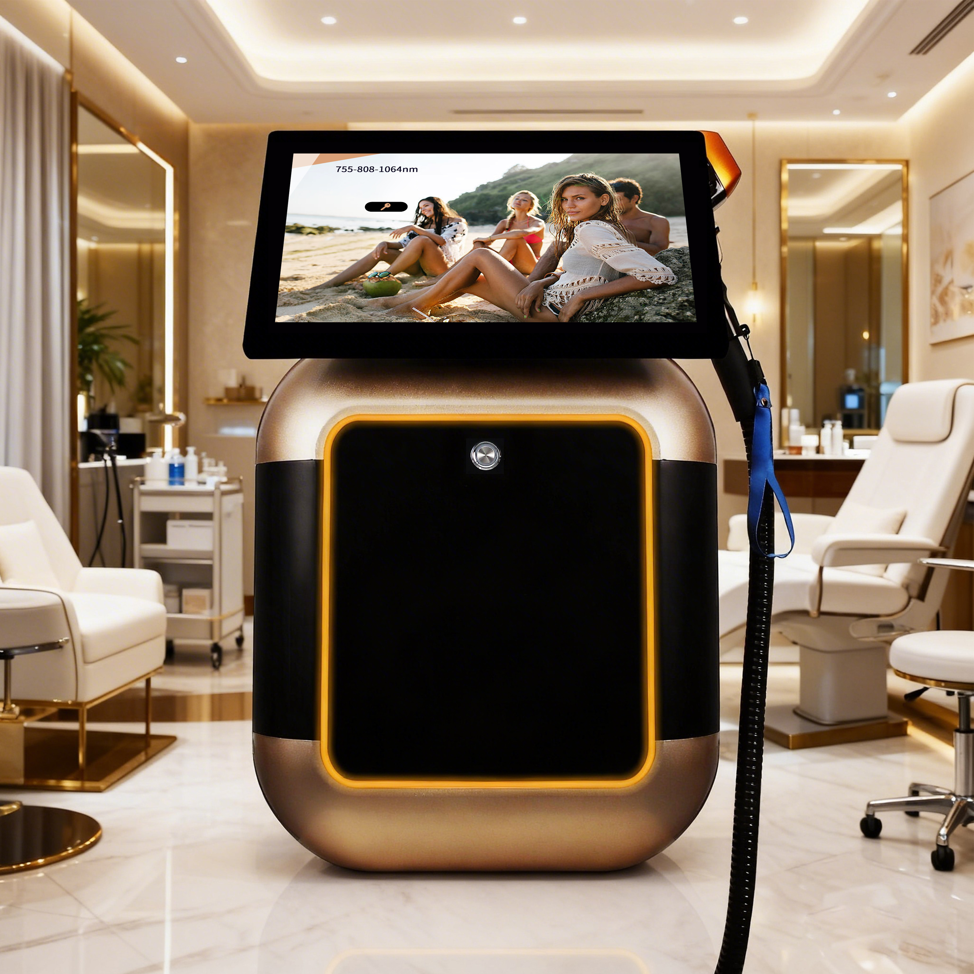 Three-Wavelength Diode Laser Hair Removal Machine 755/808/1064nm Professional Beauty Equipment