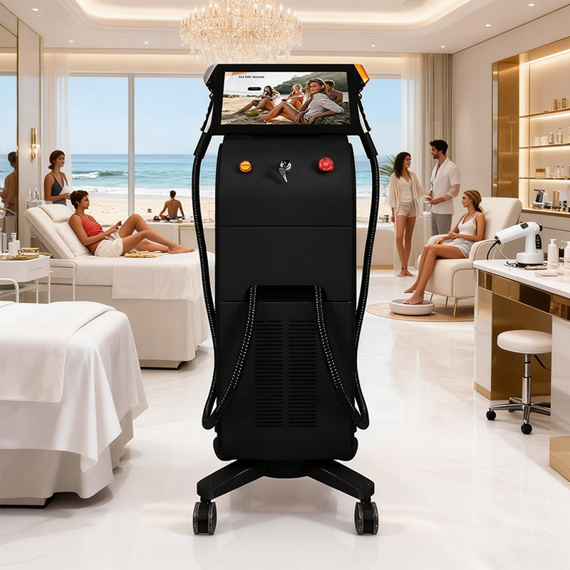 Vertical 2-in-1 Diode Laser Hair Removal Machine Professional Multi-Mode Beauty Equipment