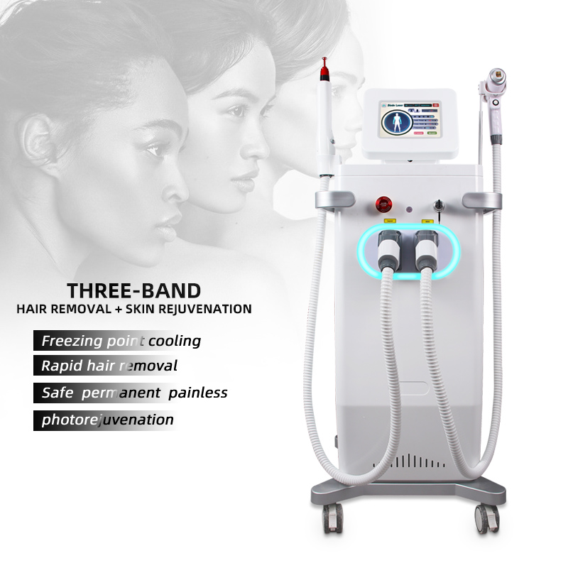 Three-Band Diode Hair Removal Machine&Pico Laser
