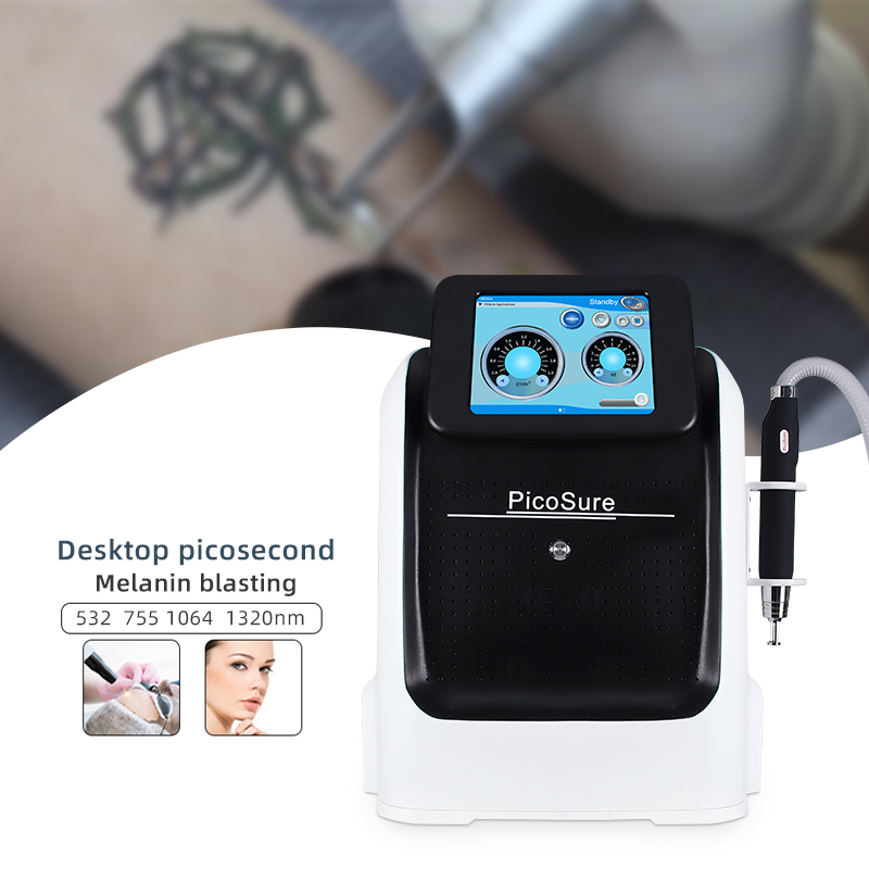Desktop PicoSure Picosecond Laser Machine 532/755/1064/1320nm Tattoo & Pigmentation Removal