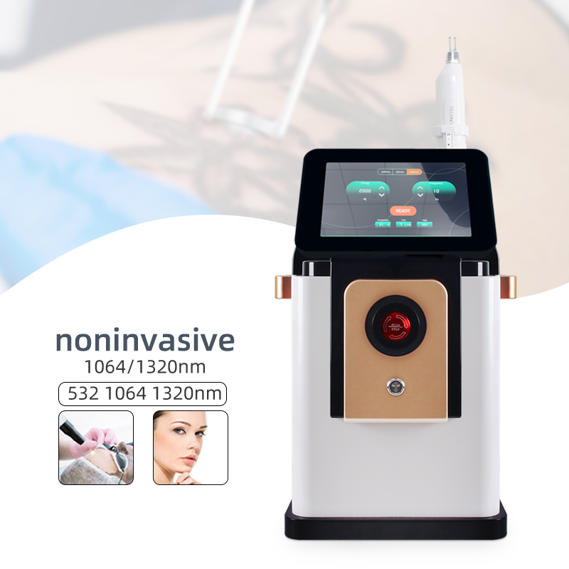 Picosecond Laser Skin Rejuvenation Machine 532nm 1064nm 1320nm Noninvasive Pigmentation Removal Device