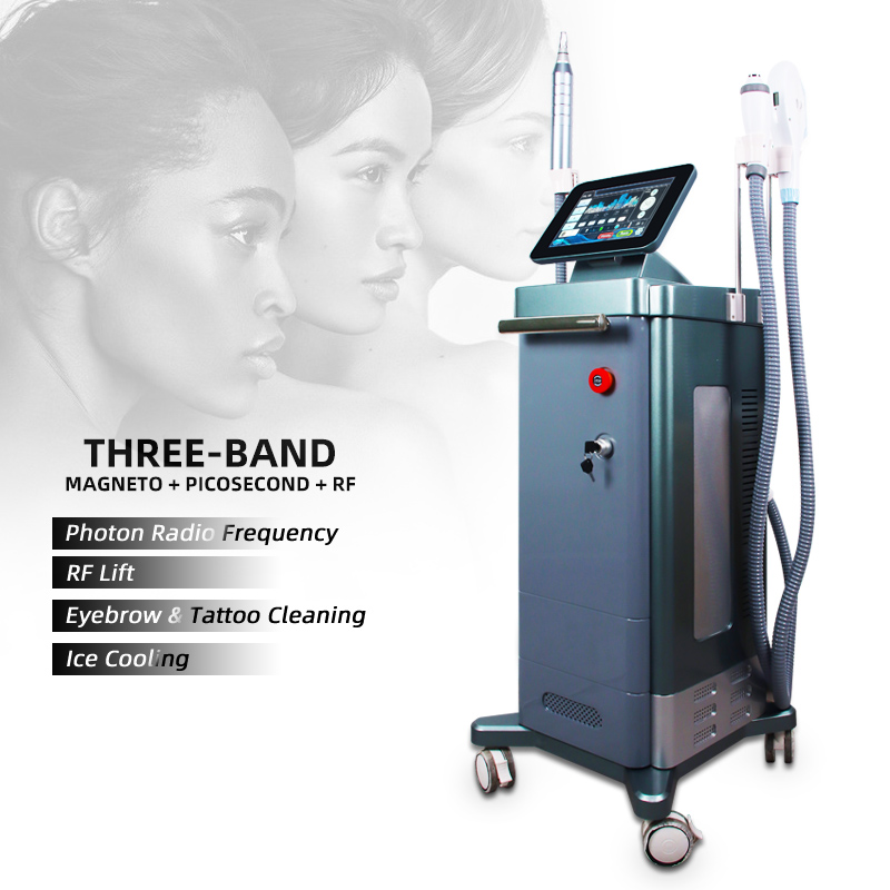 Three Band IPL Photorejuvenation Machine 480nm 530nm 640nm Skin Rejuvenation Beauty Equipment