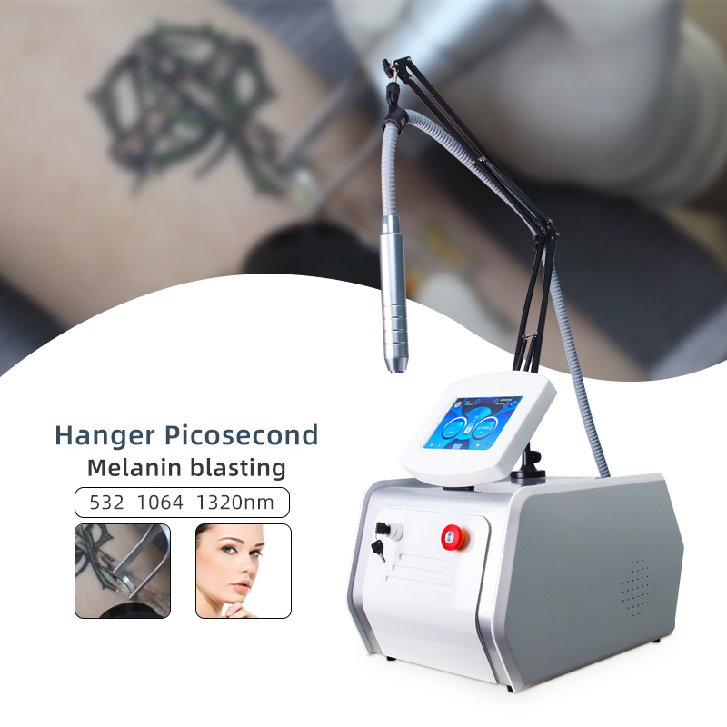 Picosecond Laser Tattoo Removal Machine 532nm 1064nm 1320nm Professional Skin Rejuvenation Device