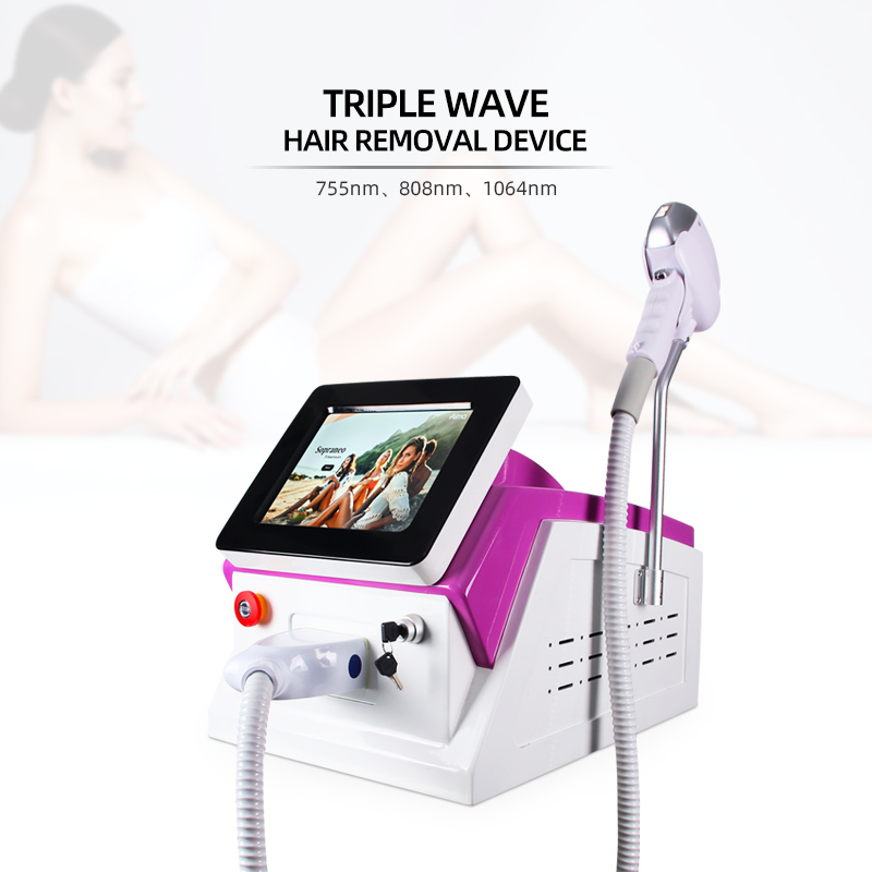 Triple Wave Hair Removal Device