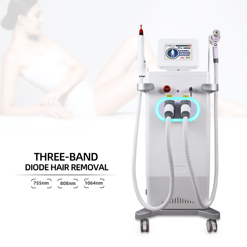 Three-Band Diode Hair Removal Machine&Pico Laser