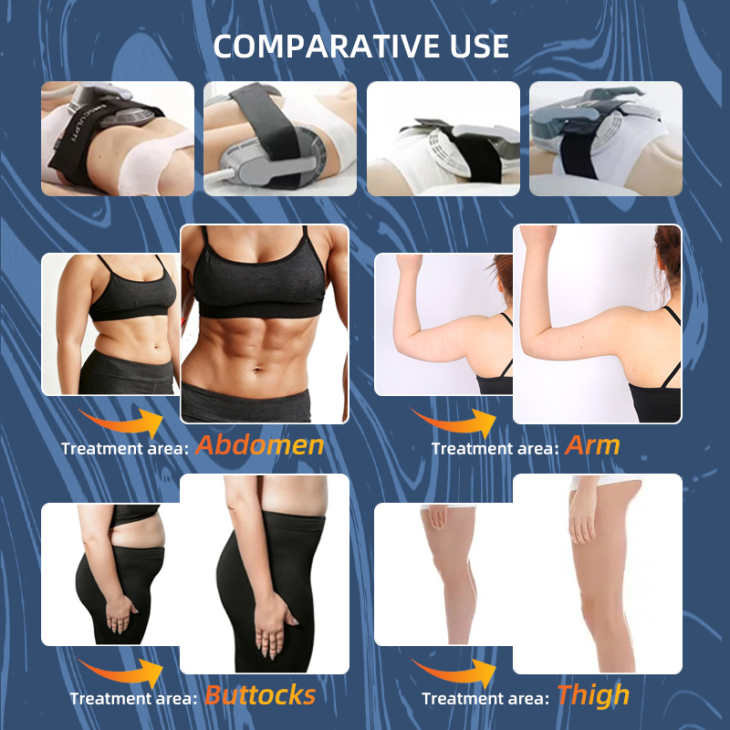 Dual Handle EMS Body Sculpting Machine Muscle Building Fat Burning Slimming Equipment