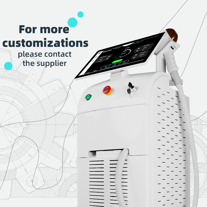 755 808 1064nm Diode Laser Hair Removal Machine 3 Wavelength Professional Beauty Device