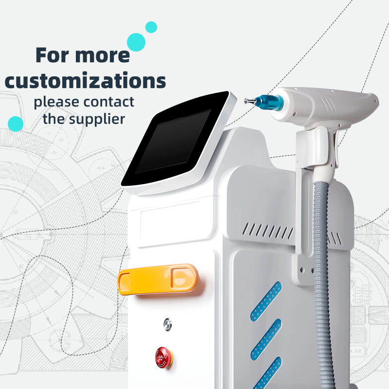 Professional Three-Band Picosecond Laser Machine 755/1064/1320nm Tattoo Removal Device
