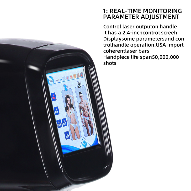 808nm Diode Laser Hair Removal Machine Powerful Cooling System Professional Device