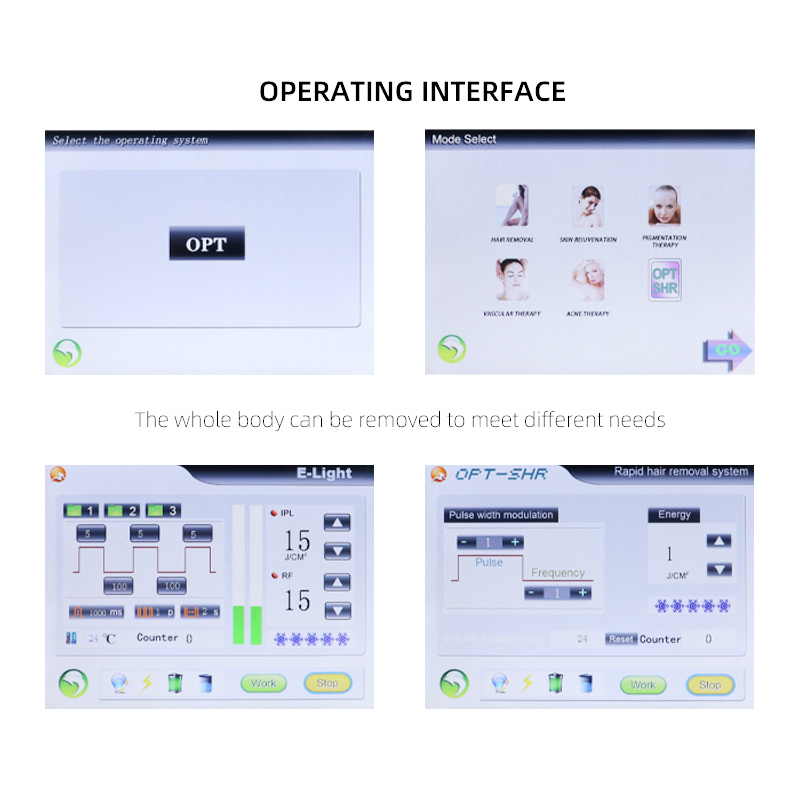 OPT IPL Hair Removal Machine Fast Skin Rejuvenation Beauty Device Professional