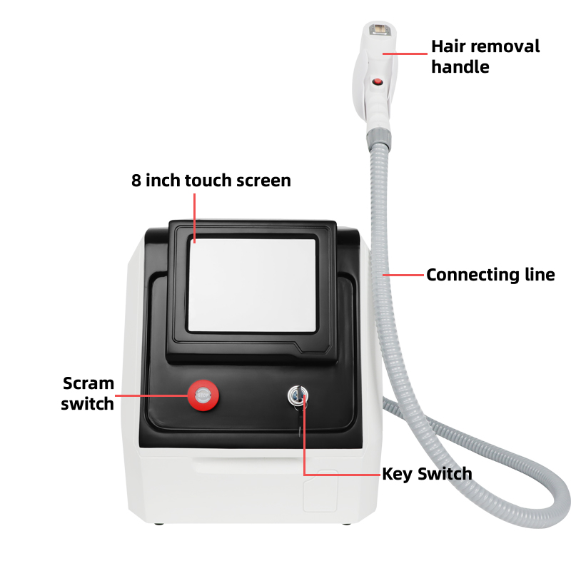808nm Diode Laser Hair Removal Machine Professional Permanent Hair Removal Device