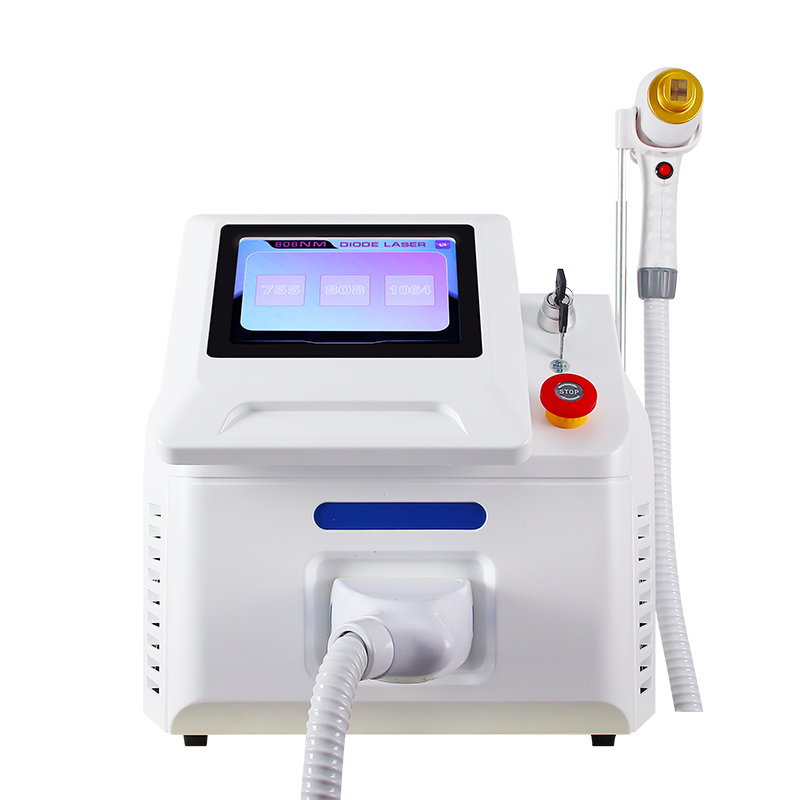 Triple Wavelength Diode Laser Hair Removal Machine 755/808/1064nm Portable Beauty Device