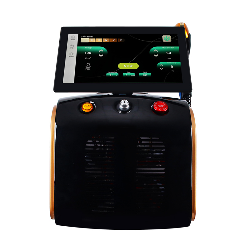 Triple Wave Laser Hair Removal Device 755nm 808nm 1064nm Professional Beauty Machine