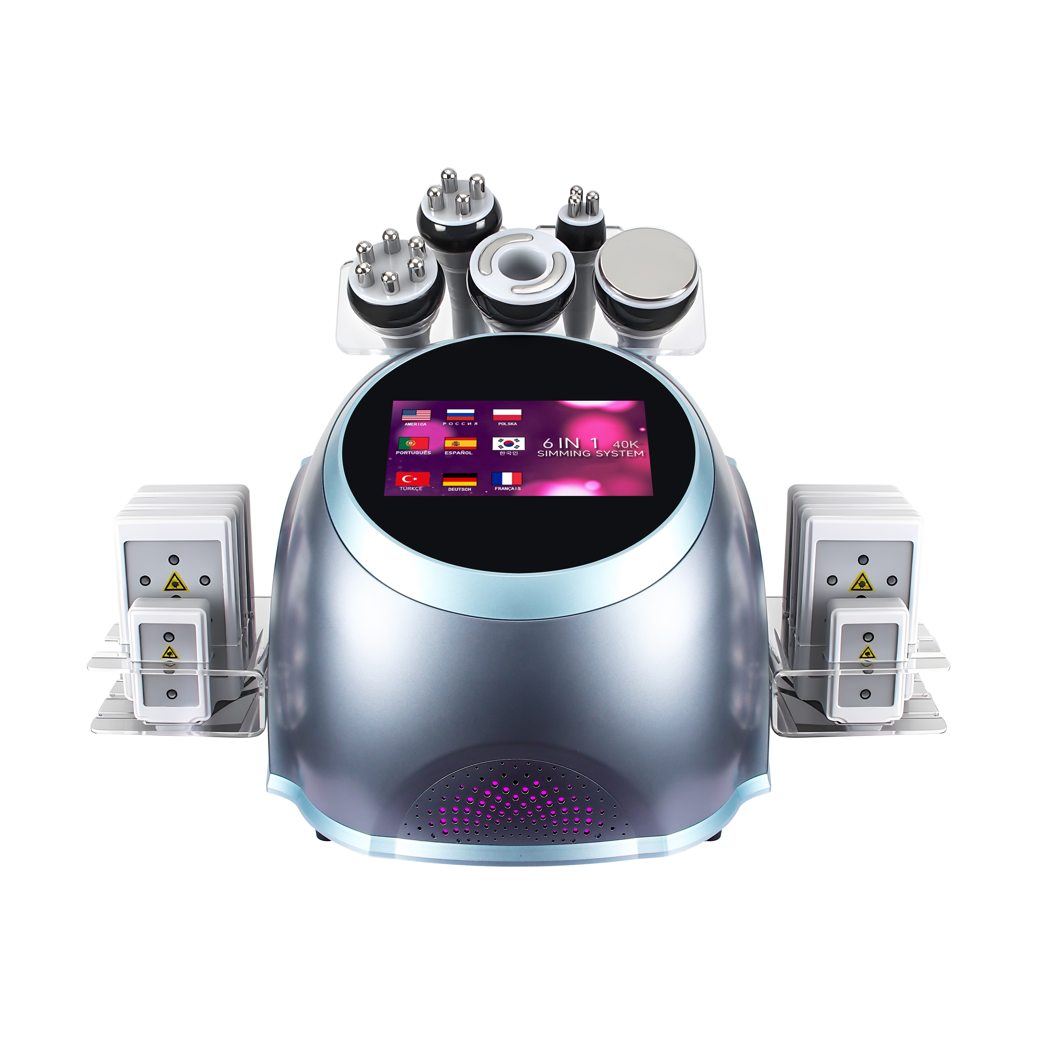 6-in-1 Body Contouring Machine RF Cavitation Vacuum Slimming Device