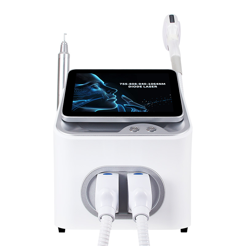 Triple Wavelength Diode Laser Hair Removal Machine 755/808/1064nm Desktop Beauty Device