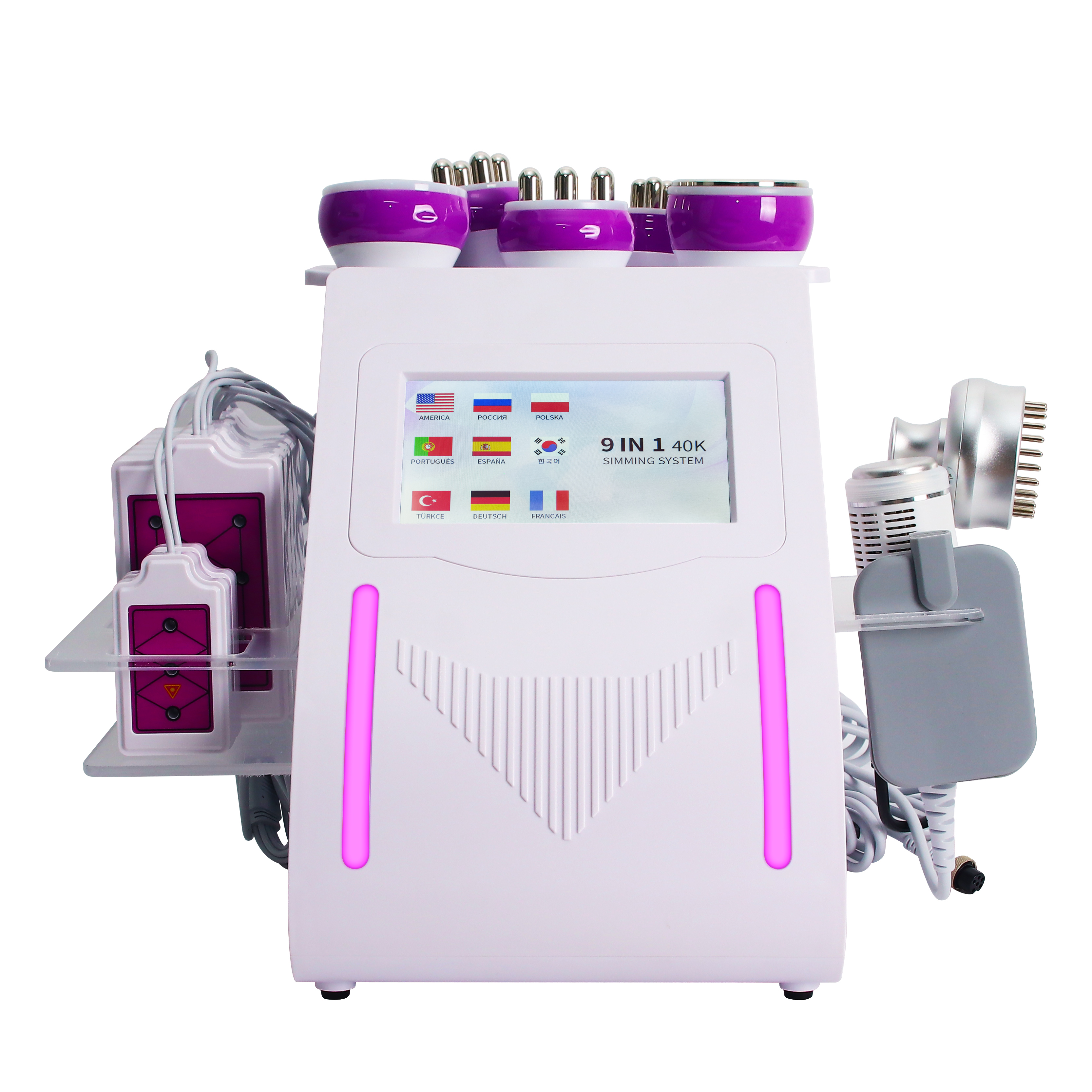 9-in-1 Body Contouring Machine Vacuum Slimming RF Cavitation Device