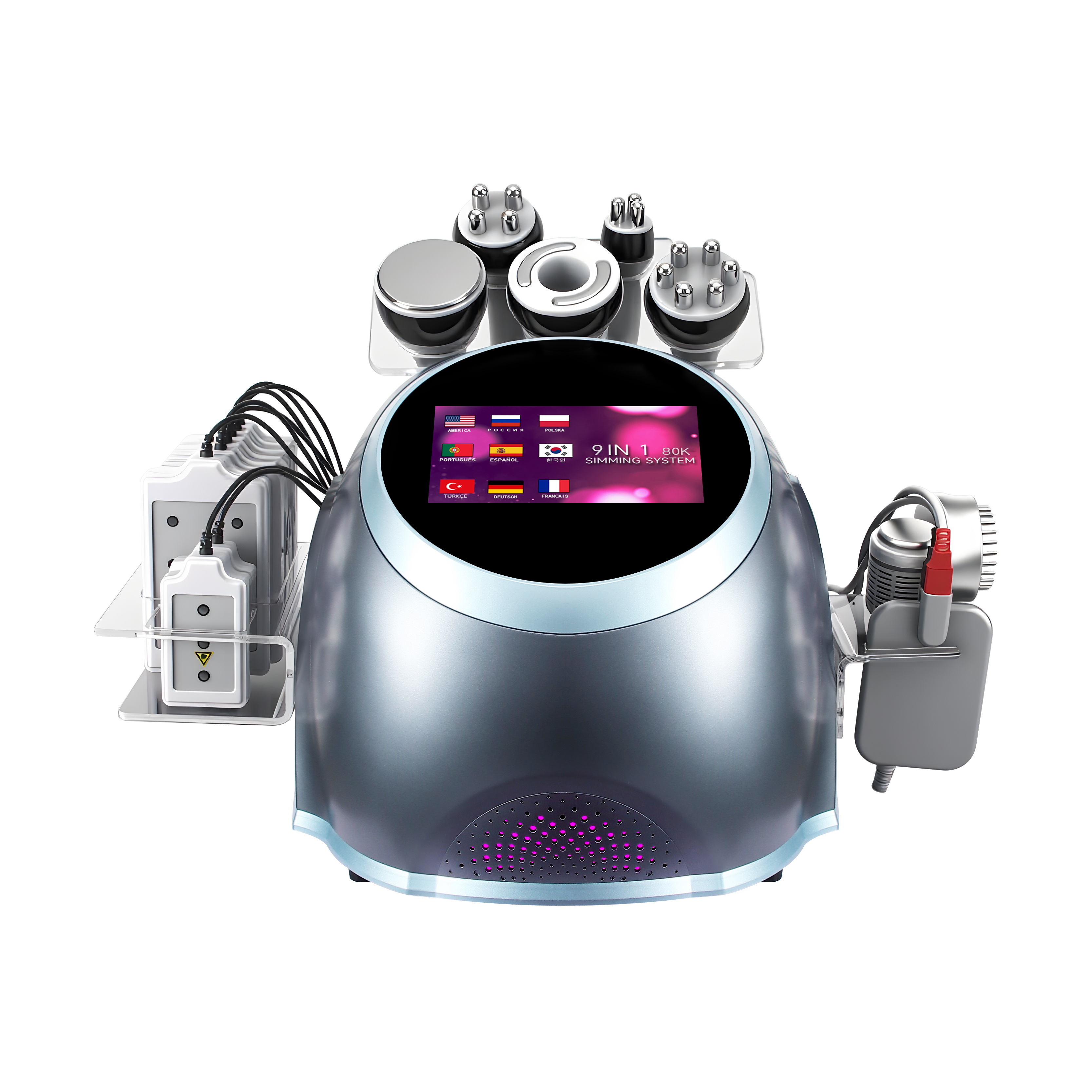 9-in-1 Body Contouring Machine RF Cavitation Vacuum Slimming Device