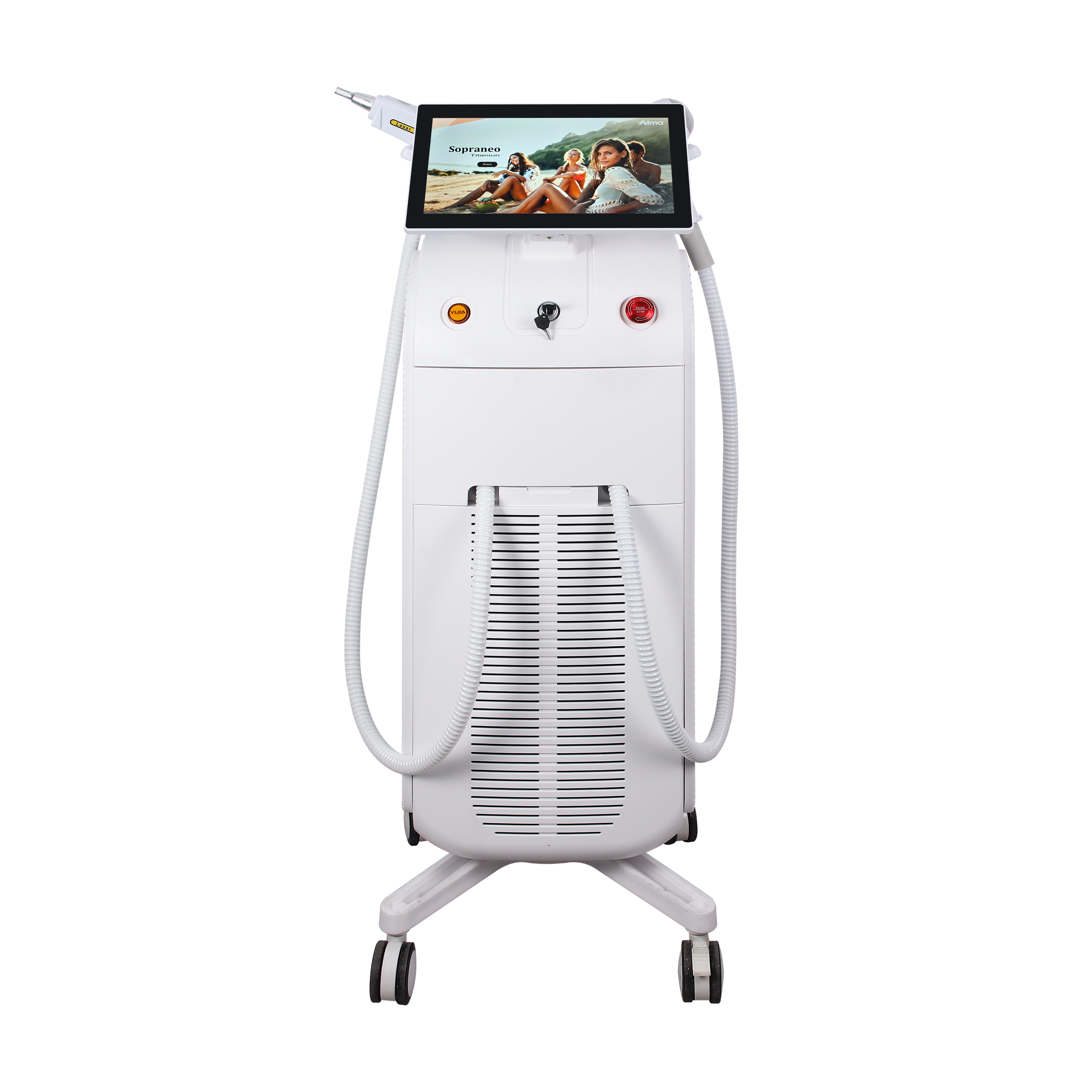 Triple Band Diode Laser Hair Removal Machine 755nm 808nm 1064nm Vertical