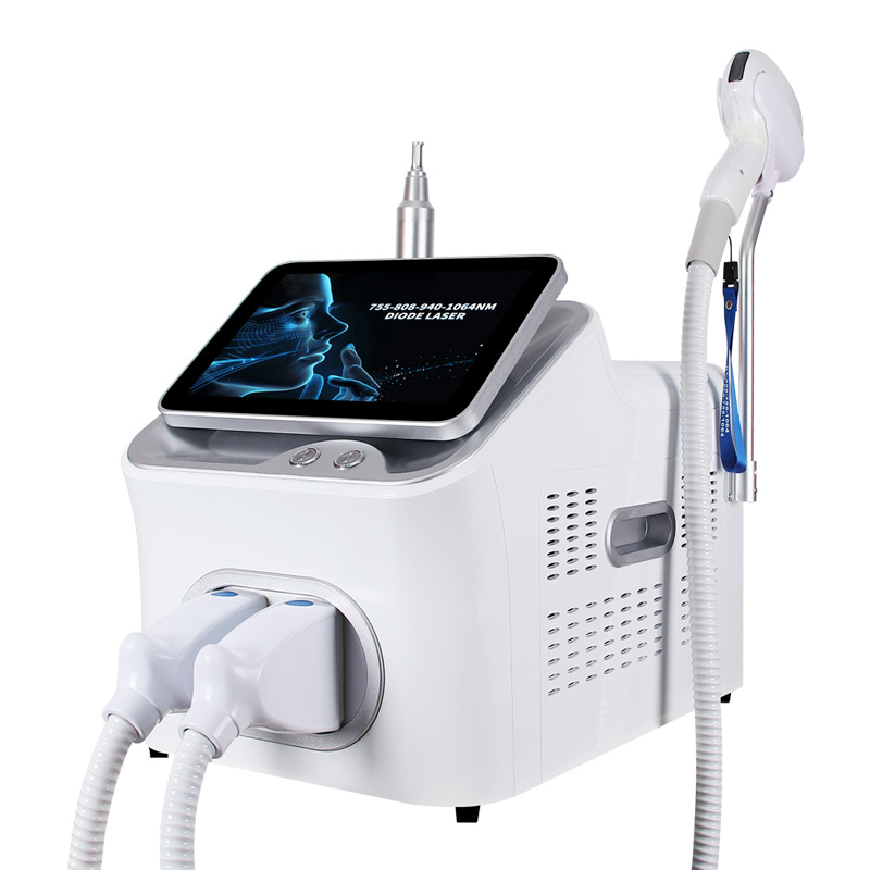 Triple Wavelength Diode Laser Hair Removal Machine 755/808/1064nm Desktop Beauty Device