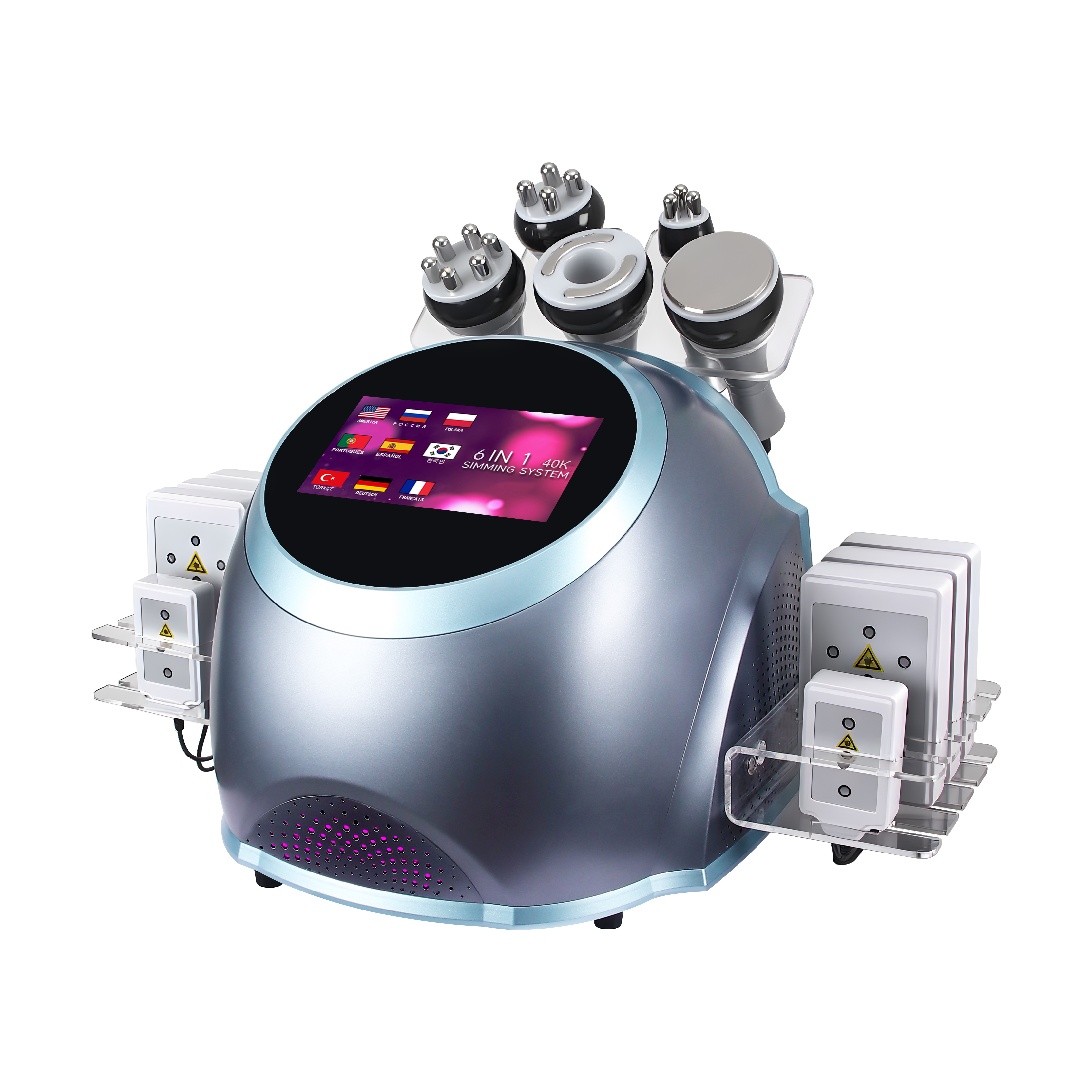6-in-1 Body Contouring Machine RF Cavitation Vacuum Slimming Device