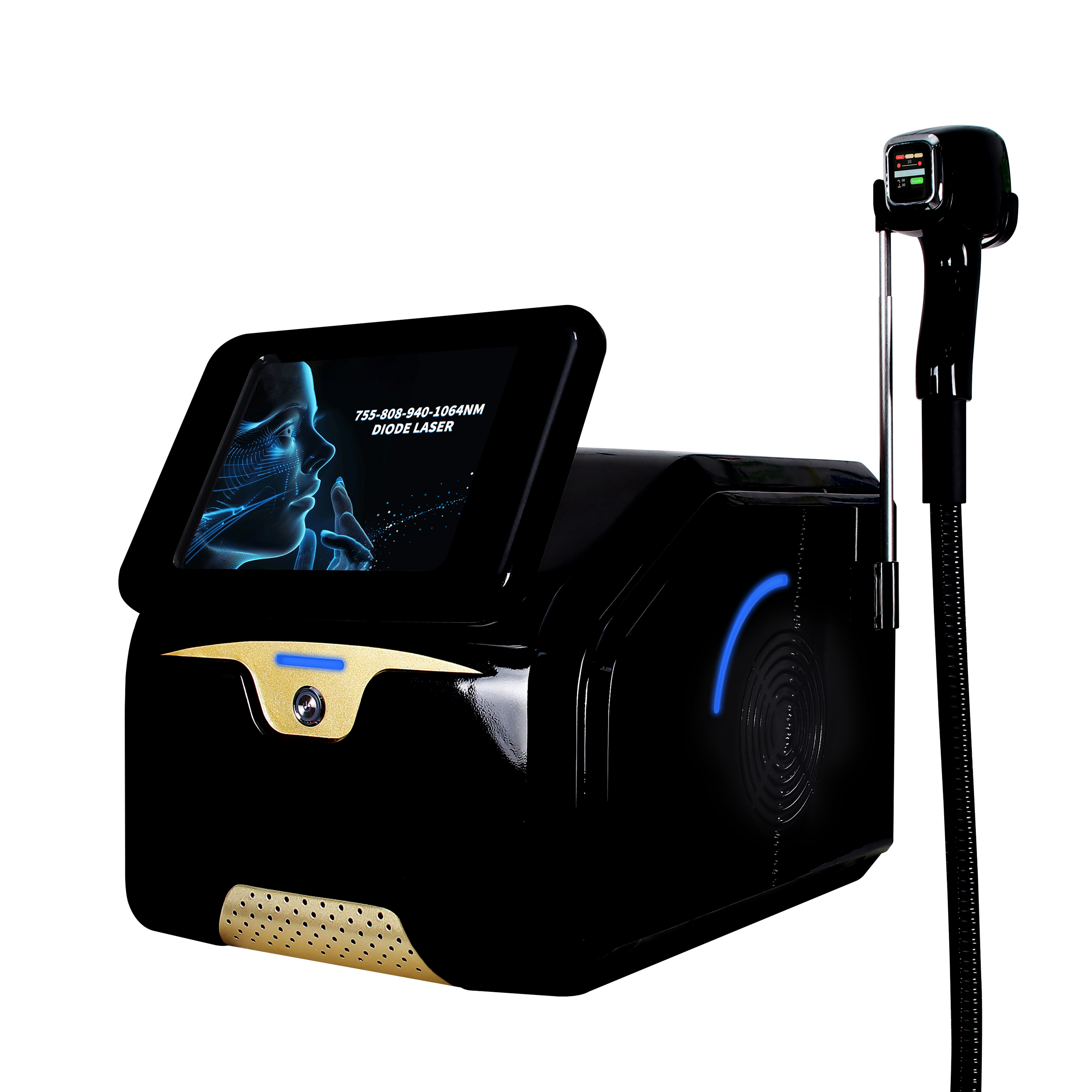 Four Wavelength Diode Laser Hair Removal Machine 755/808/940/1064nm Professional Beauty Device