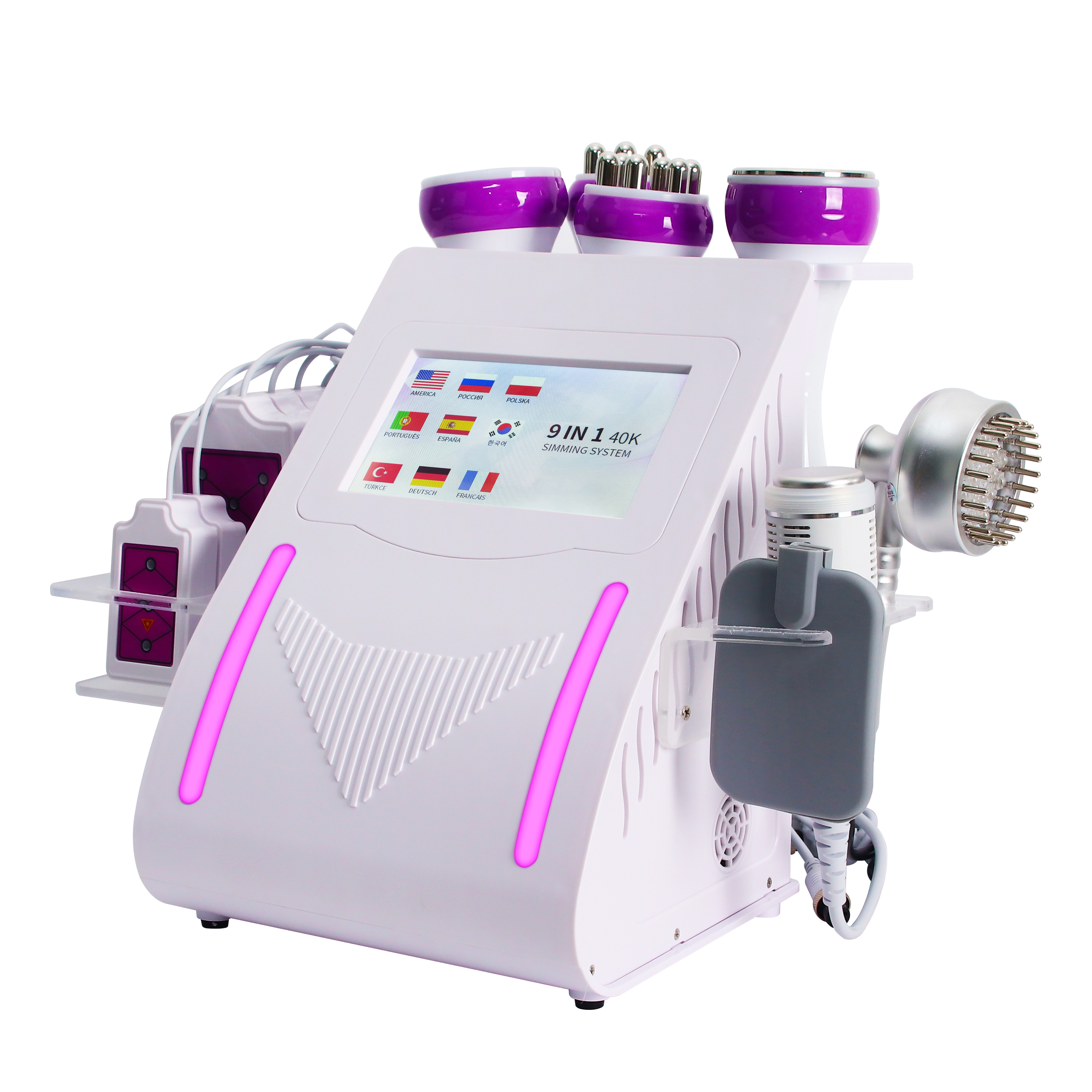 9-in-1 Body Contouring Machine Vacuum Slimming RF Cavitation Device